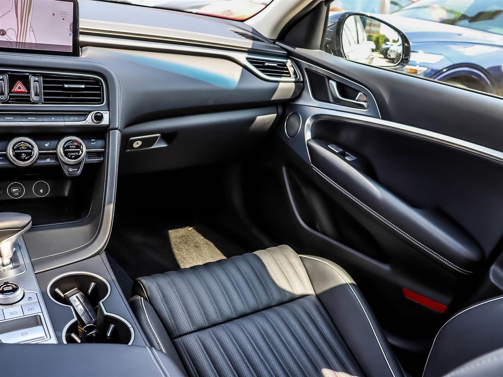used 2023 Genesis G70 car, priced at $43,499