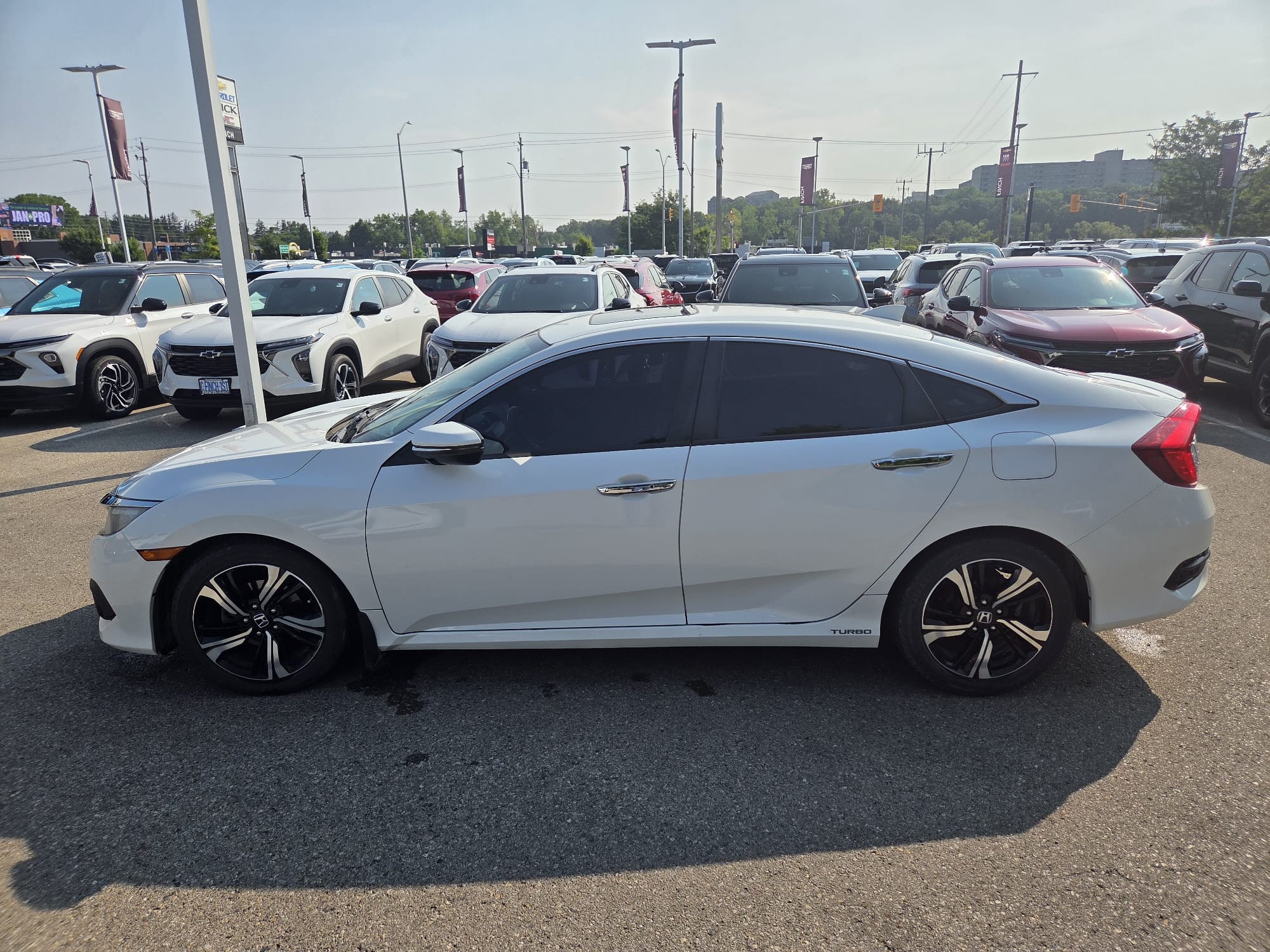 used 2018 Honda Civic car, priced at $19,334