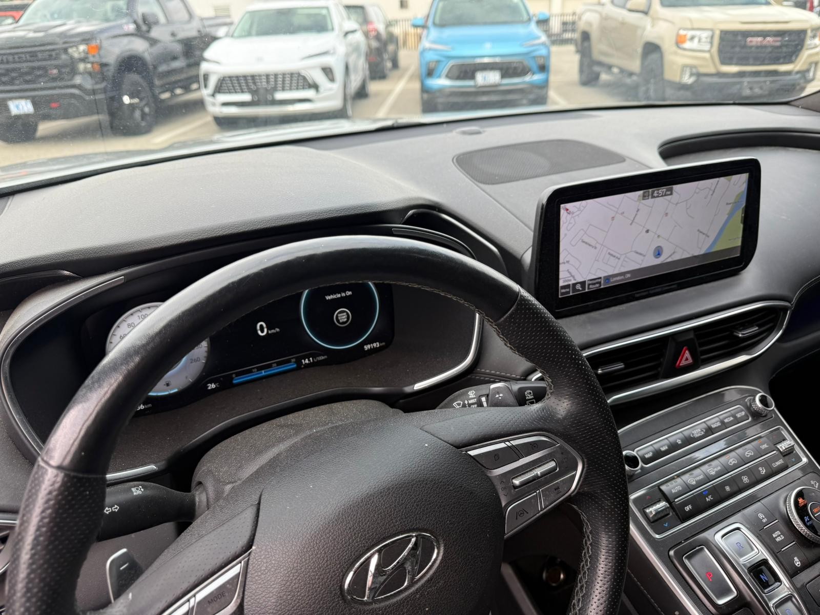 used 2022 Hyundai Santa Fe car, priced at $34,682