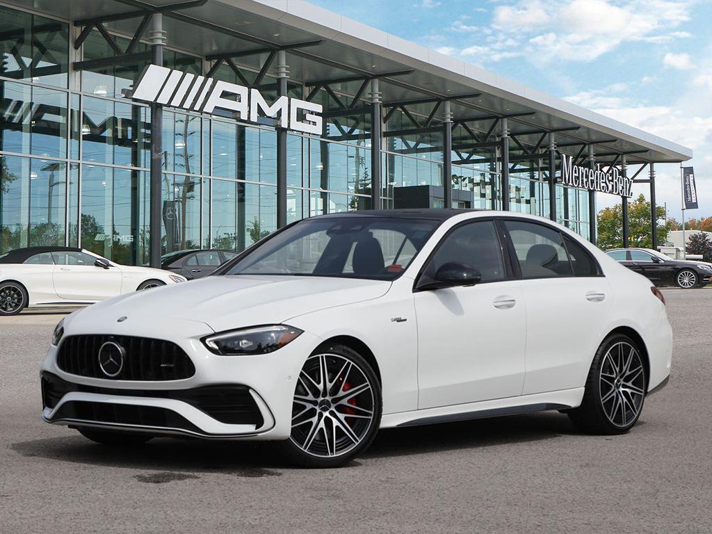 new 2025 Mercedes-Benz AMG C 43 car, priced at $102,877