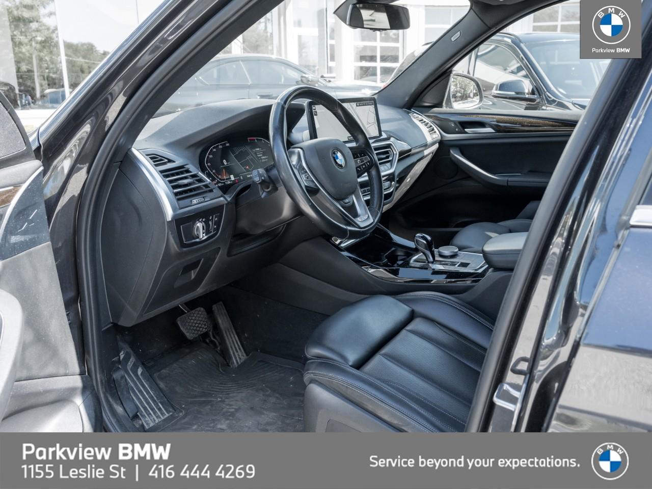 used 2022 BMW X3 car, priced at $38,432