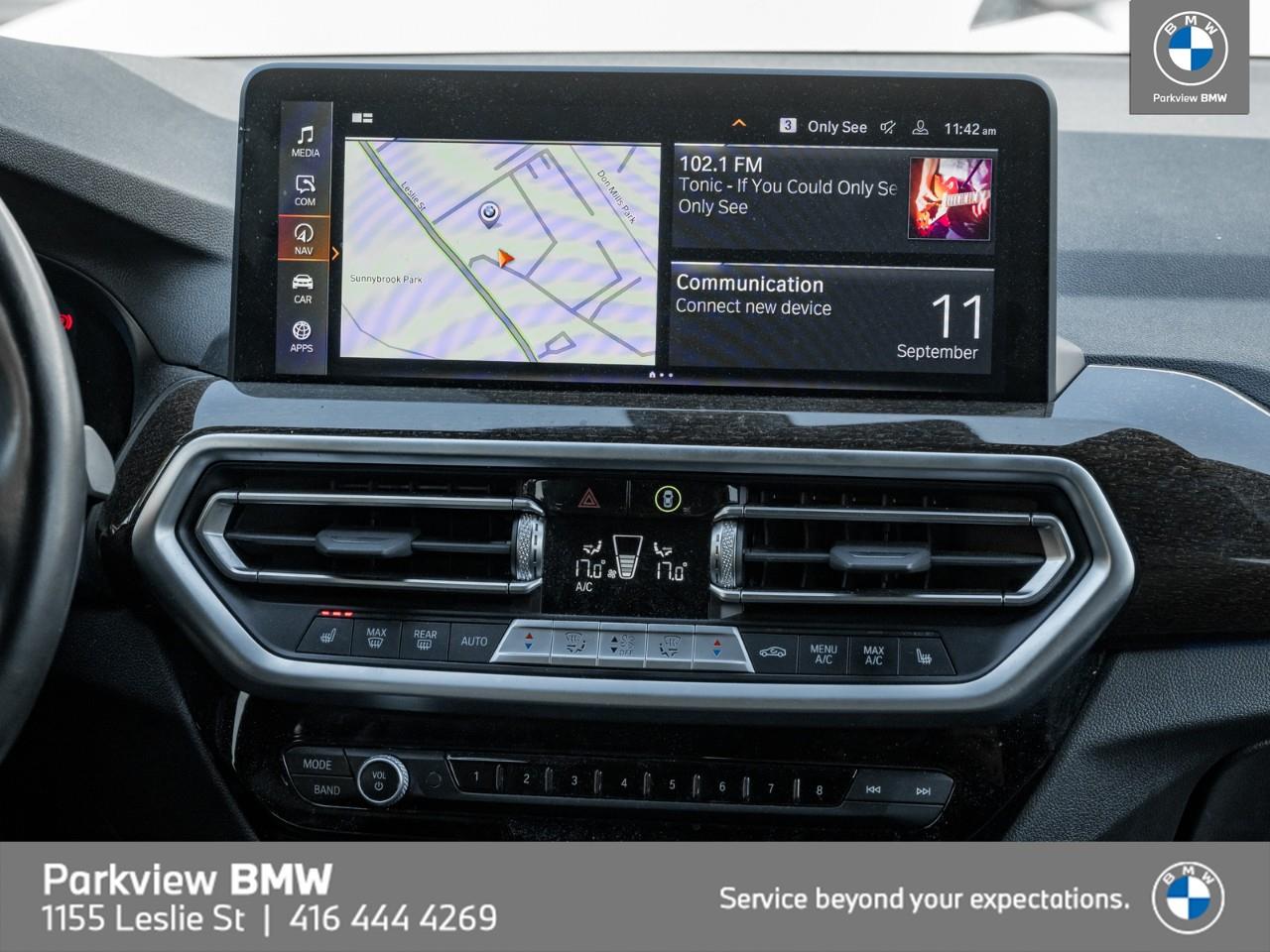 used 2022 BMW X3 car, priced at $38,432