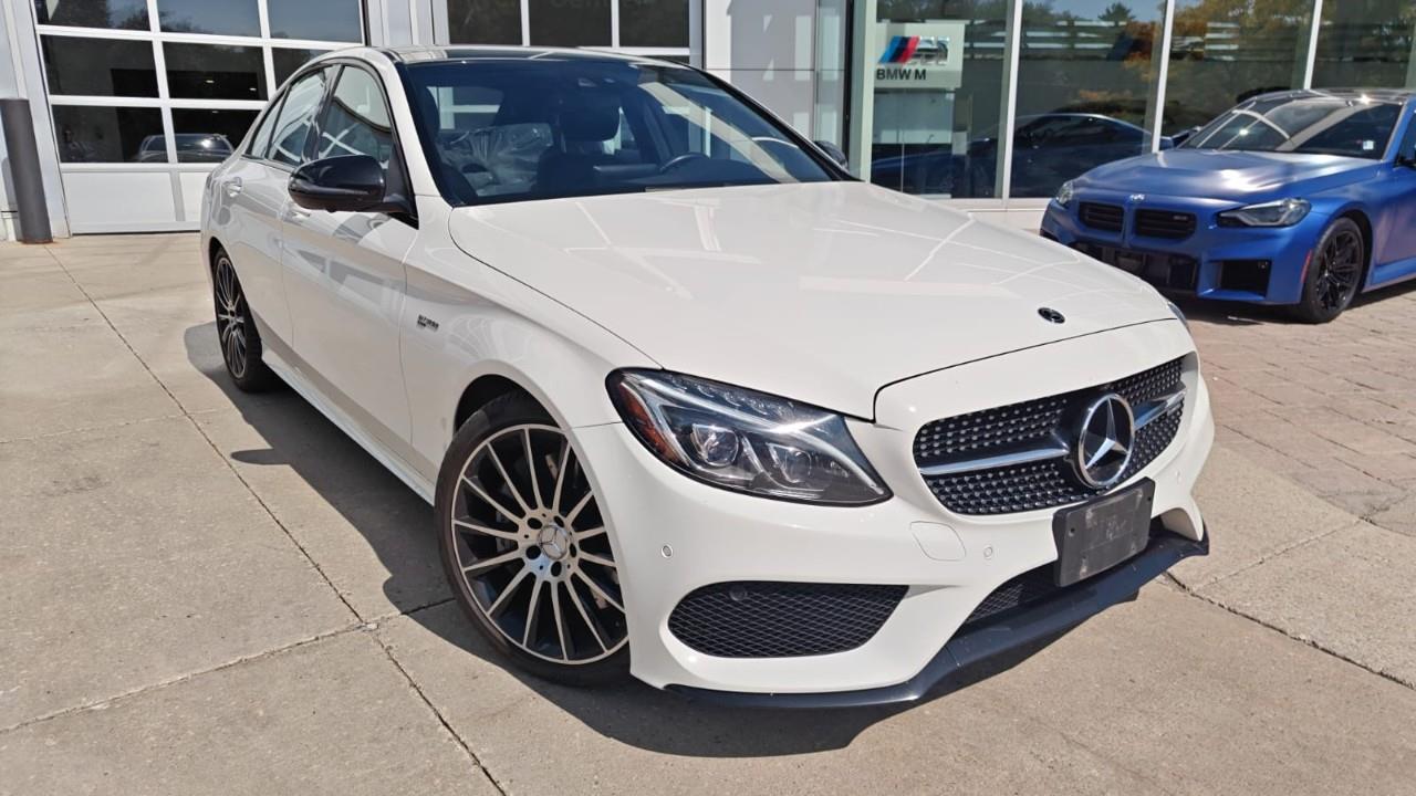 used 2018 Mercedes-Benz AMG C 43 car, priced at $36,992