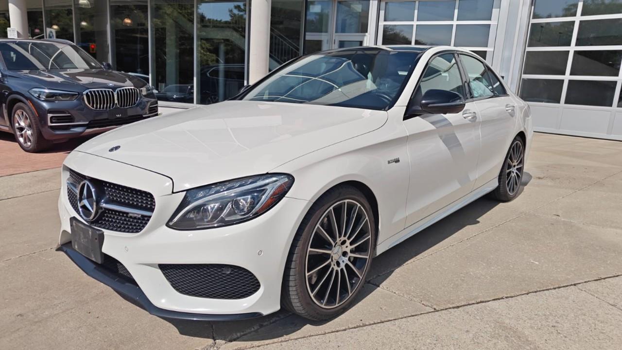 used 2018 Mercedes-Benz AMG C 43 car, priced at $36,992