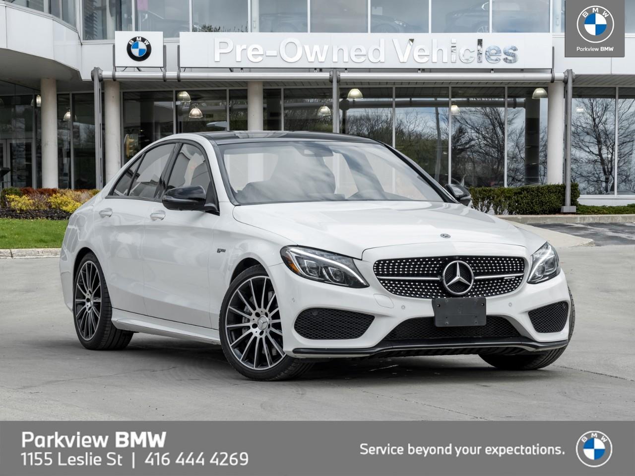 used 2018 Mercedes-Benz AMG C 43 car, priced at $36,992