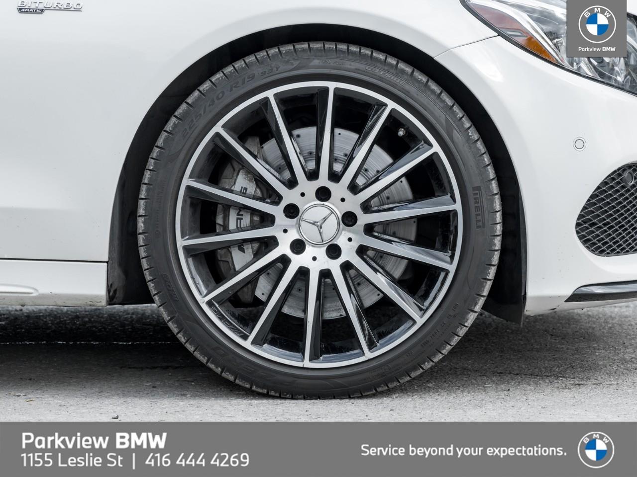 used 2018 Mercedes-Benz AMG C 43 car, priced at $36,992