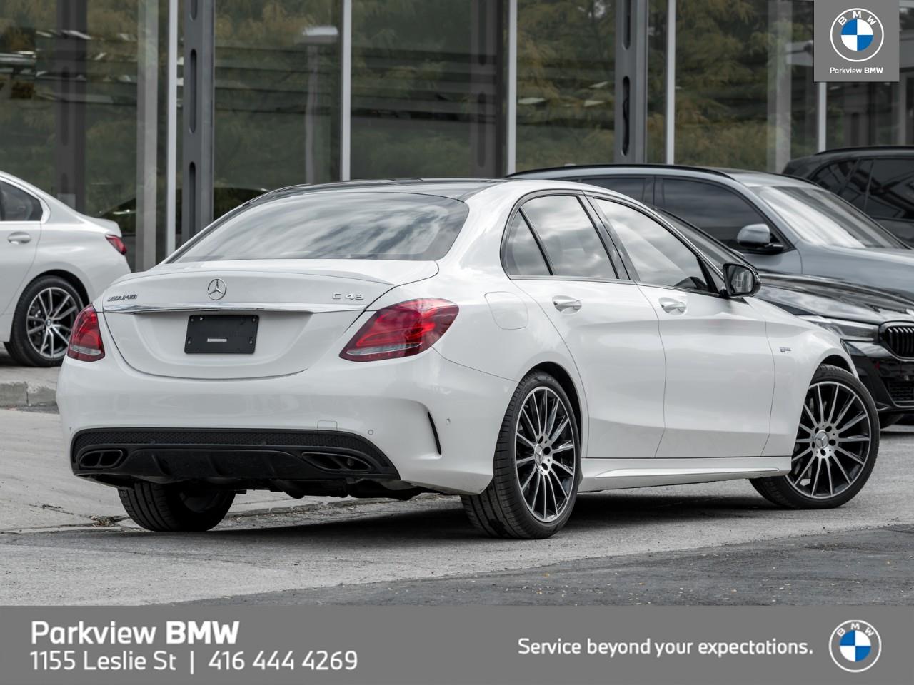 used 2018 Mercedes-Benz AMG C 43 car, priced at $36,992
