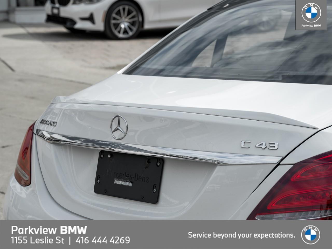 used 2018 Mercedes-Benz AMG C 43 car, priced at $36,992