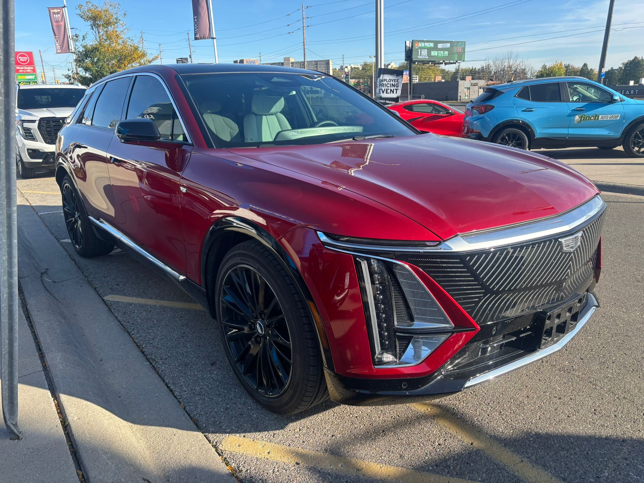 used 2024 Cadillac LYRIQ car, priced at $61,900
