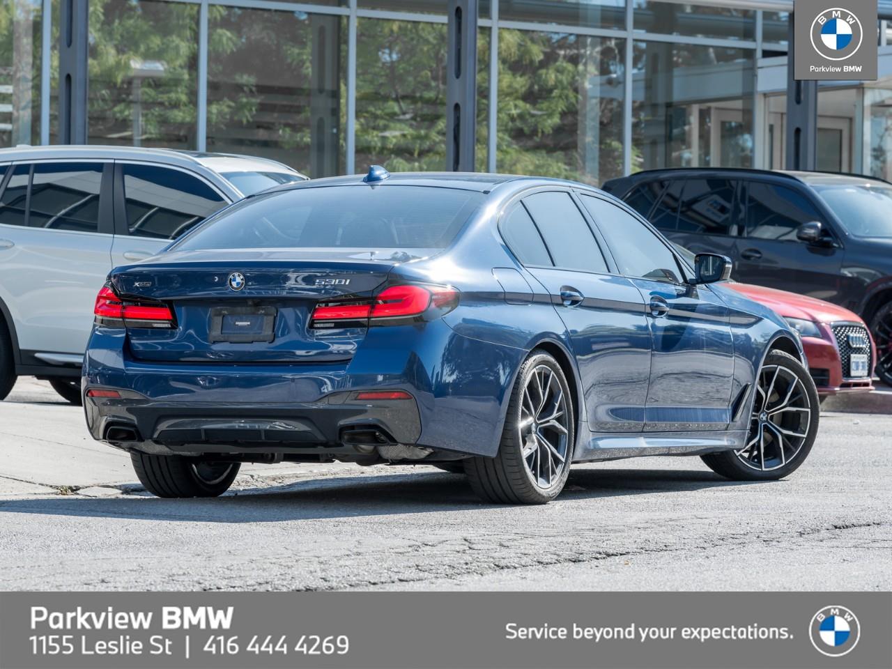 used 2022 BMW 530 car, priced at $54,992