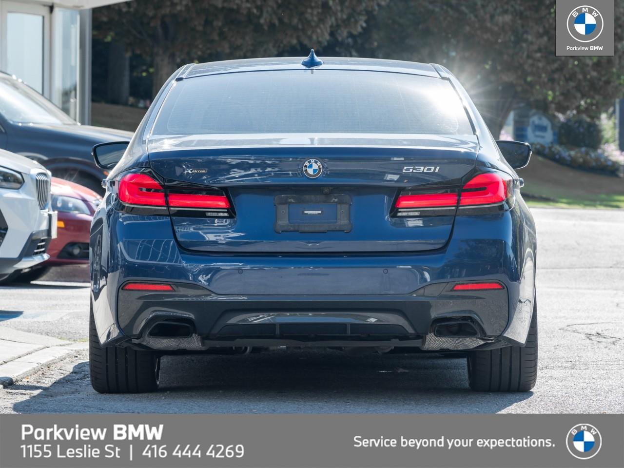 used 2022 BMW 530 car, priced at $54,992