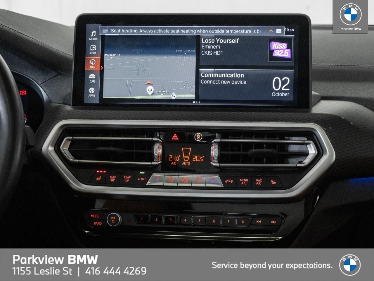 used 2022 BMW X3 car, priced at $62,992
