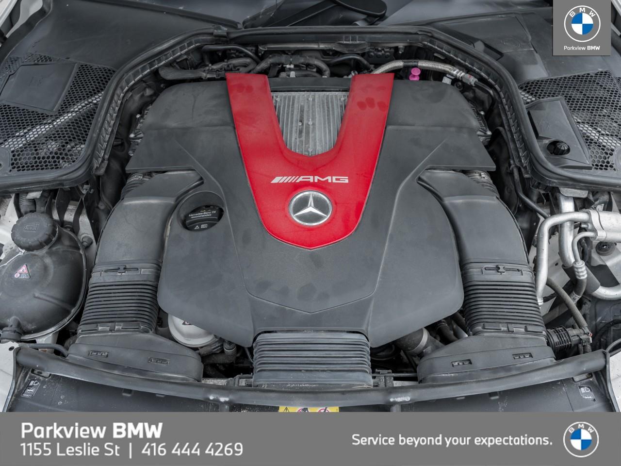 used 2018 Mercedes-Benz AMG C 43 car, priced at $36,992