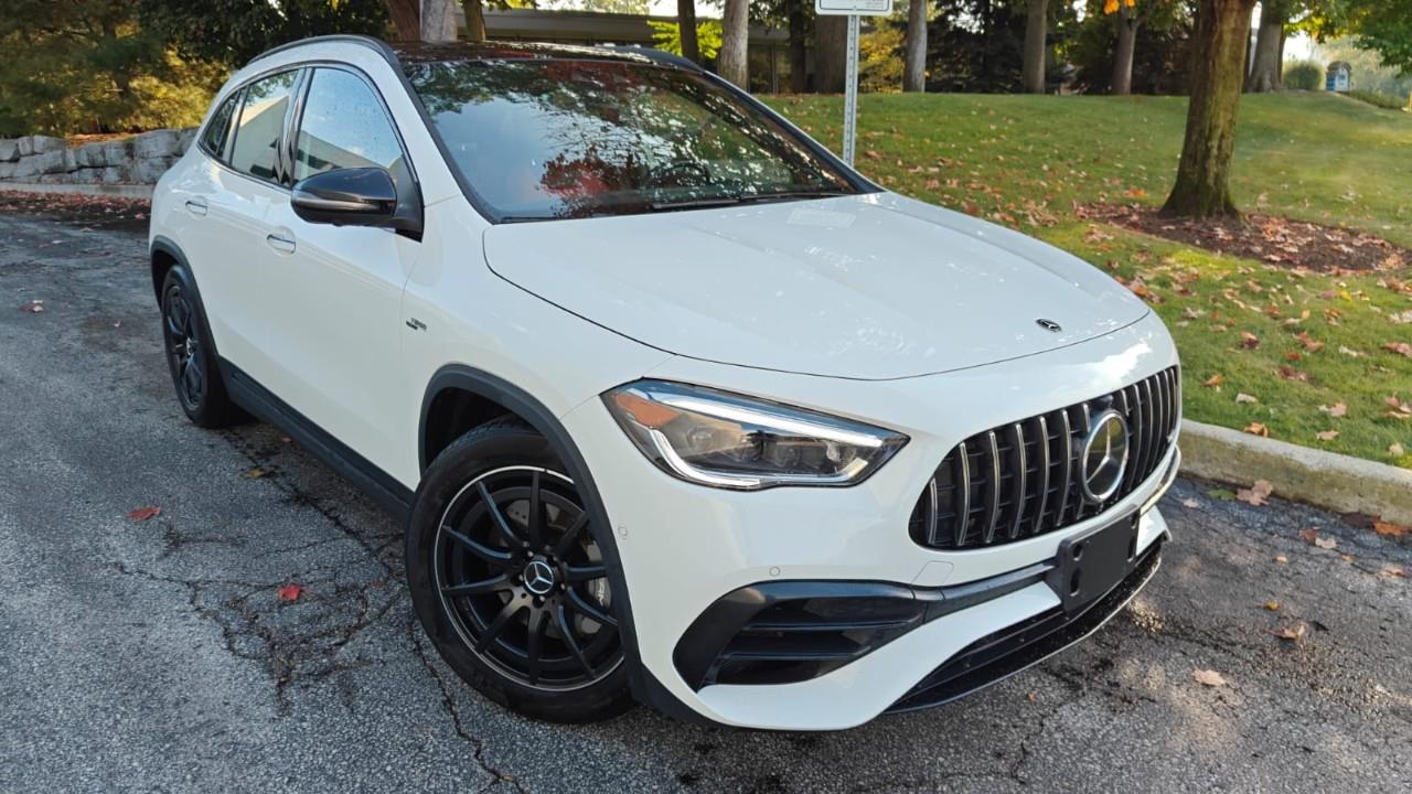 used 2021 Mercedes-Benz AMG GLA 45 car, priced at $45,992