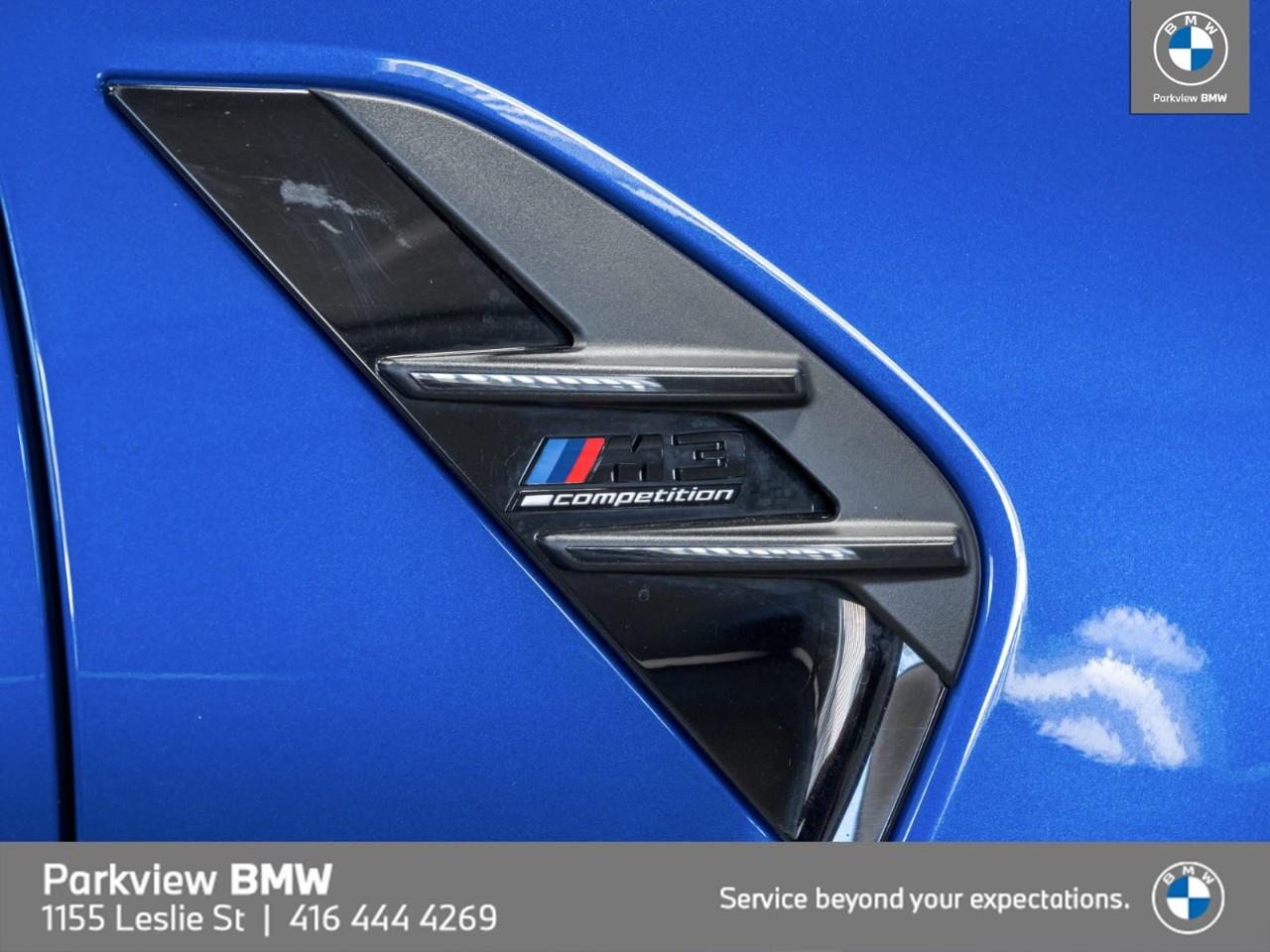 used 2022 BMW M3 car, priced at $98,992