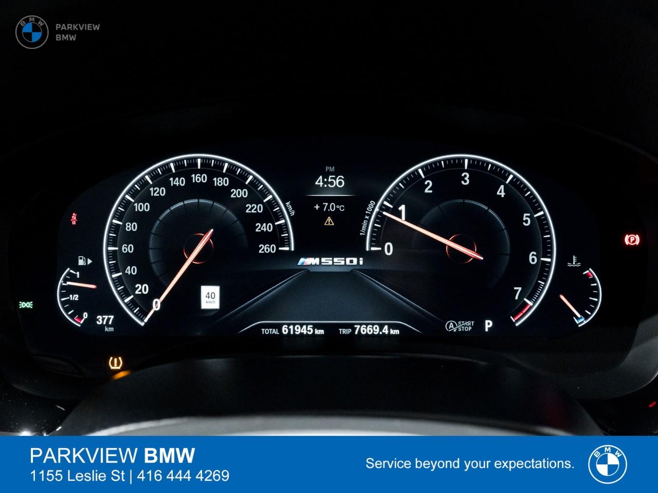 used 2019 BMW M550 car, priced at $49,992