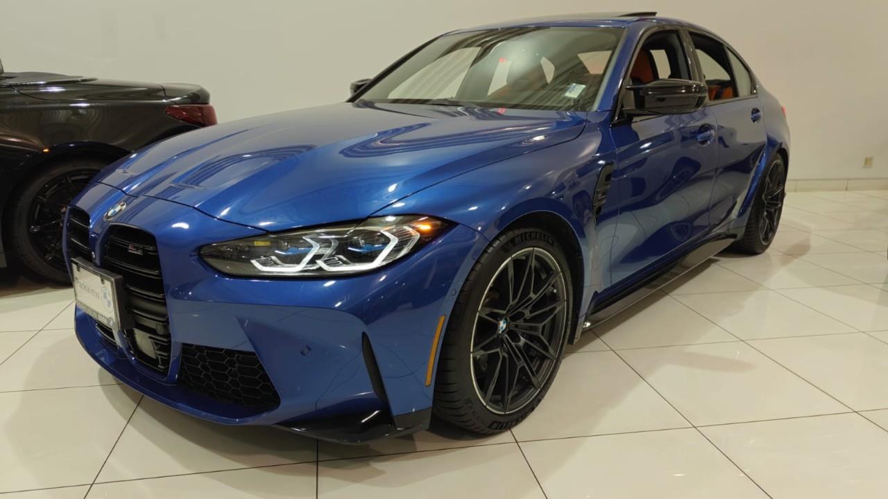 used 2022 BMW M3 car, priced at $98,992