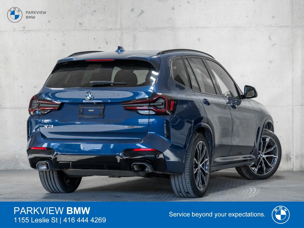 used 2022 BMW X3 car, priced at $48,992